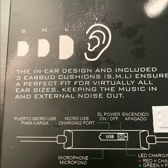 Light Pulse Athletic Earbuds - New In Box - Picture 4 of 6